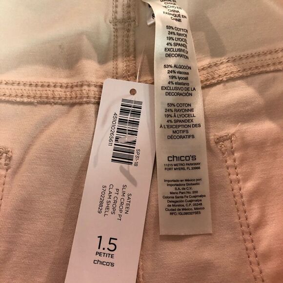 Chico’s girlfriend crop jeans - Picture 4 of 10